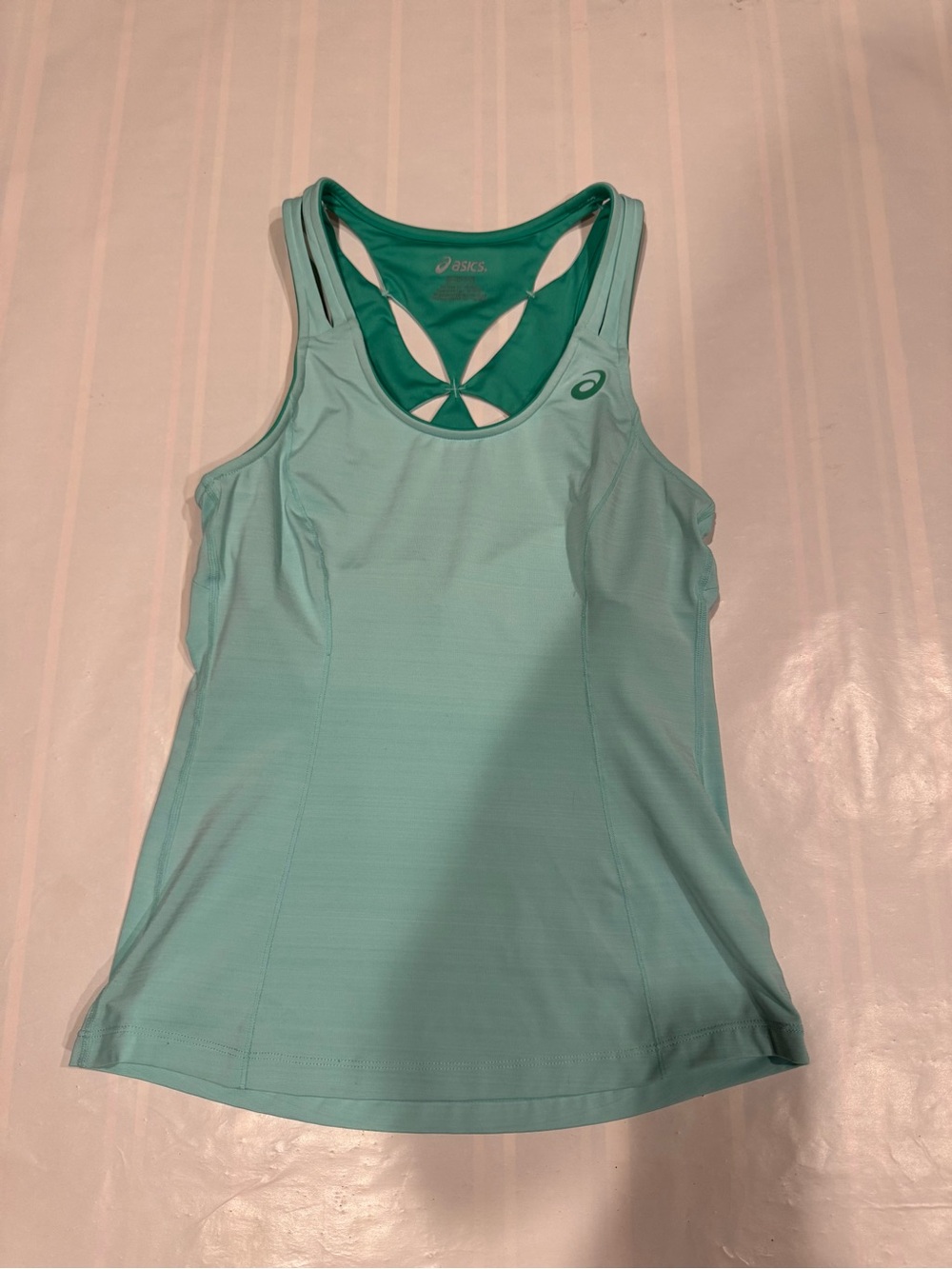 Women's Asics Athletic Tank Top - Green - Small